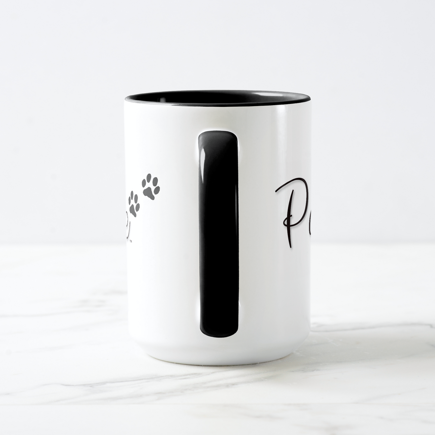 Pawfully Cute Hooman Ceramic Mug in Black & White! - Pawfully Cute!